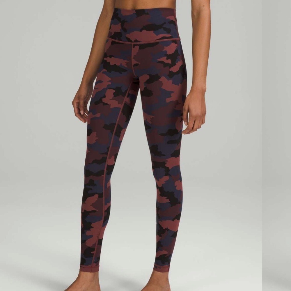 Lululemon Wunder Under High-Rise Tight 28" *Full-On Luxtreme Camo Size 14 - Picture 1 of 9